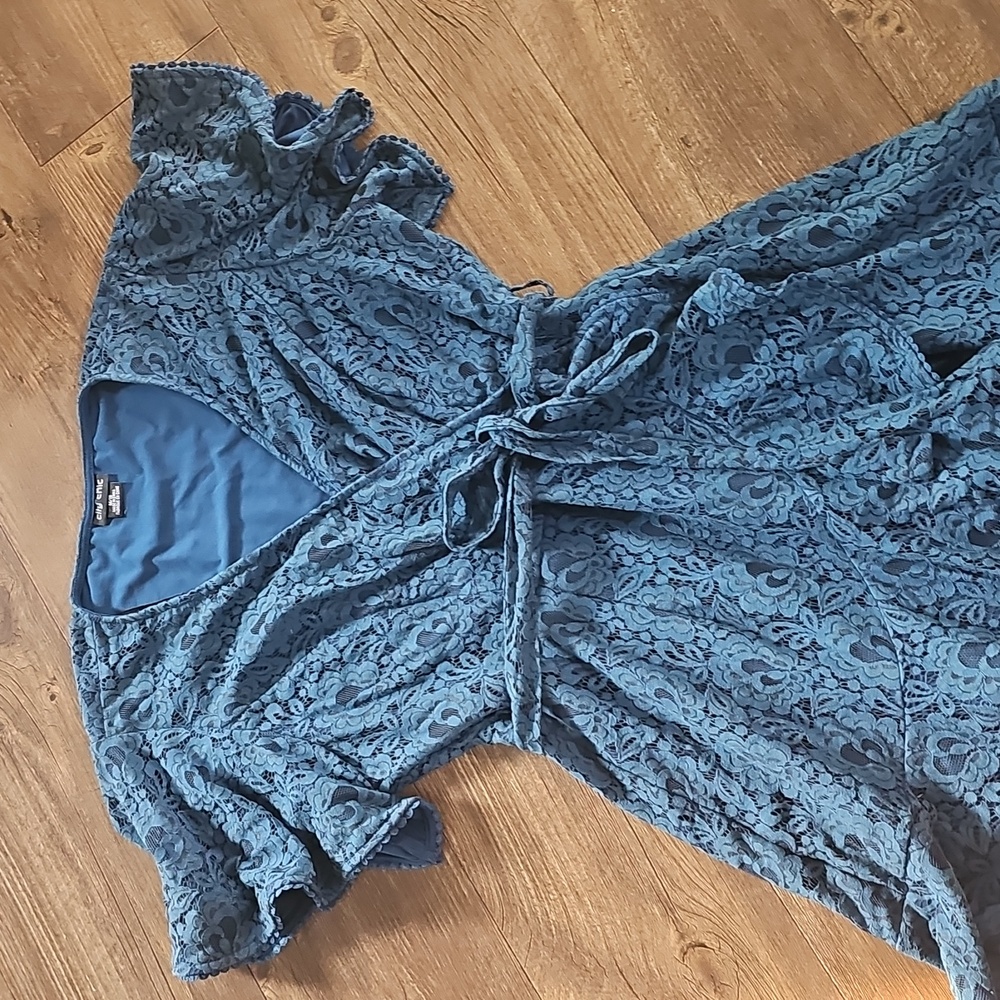 City Chic Wrap Dress Plus Size 18 Stretch Wrap Dress - Picture 3 of 3